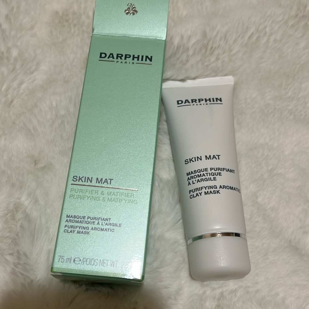 DARPHIN SKIN MAT PURIFYING AROMATIC CLAY MASK --2.8OZ/75ML NIB